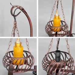 Vintage Tischlampe - Retro Kerze Otto Light