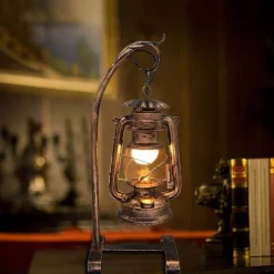 Vintage Tischlampe - Retro Kerze Otto Light