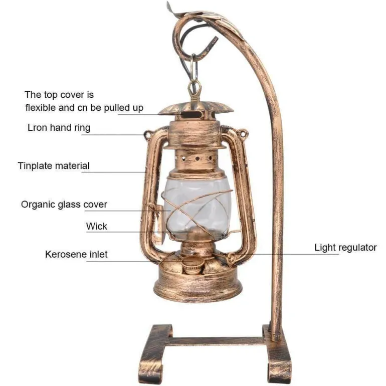 Vintage Tischlampe - Retro Kerze Otto Light