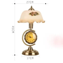 Vintage Uhrlampe - Retro Schreibtischlampe