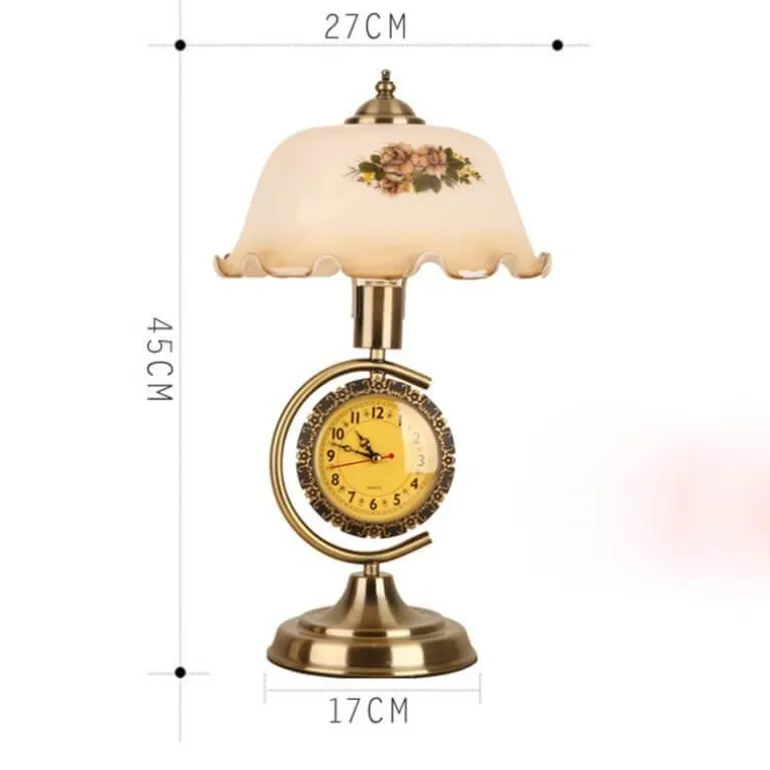 Vintage Uhrlampe - Retro Schreibtischlampe
