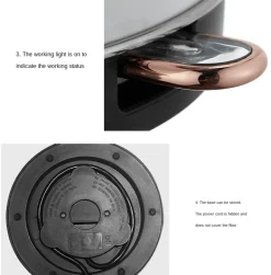 Vintage Wasserkocher Thermometer - Automatischer Wasserkocher