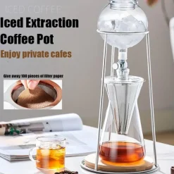 Vintage Wiederverwendbare Filterkaffeekanne - Art Glass Brew Carafe