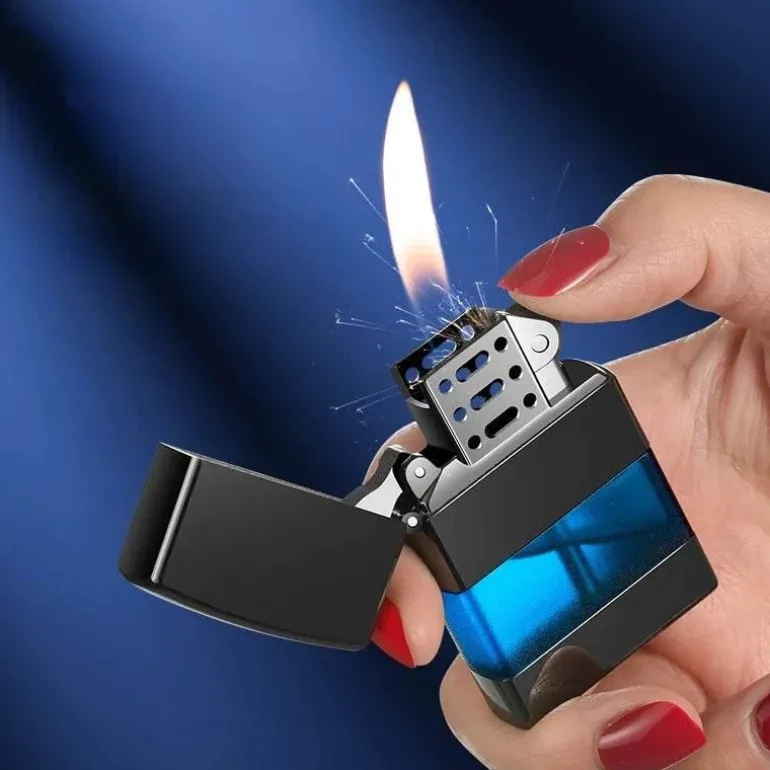 Vintage-Gasfeuerzeug – langlebiges klassisches Metalldesign