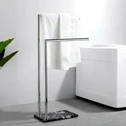 Vivian Towel Rack - Stylish Bathroom Organizer