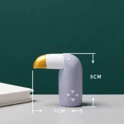 Vogelfigur aus Kunstharz, modernes Wohndekor