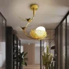 Vogelnestlampe - Rustikales minimalistisches Naturdesign