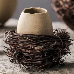 Vogelnestschale aus Keramik – Kreatives Eierschalen-Design
