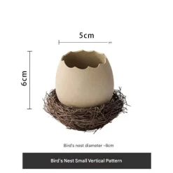 Vogelnestschale aus Keramik – Kreatives Eierschalen-Design