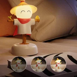 Vogelscheuchen-Nachtlicht - Halloween-Herbstdekor