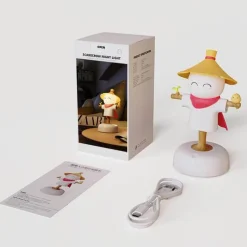 Vogelscheuchen-Nachtlicht - Halloween-Herbstdekor