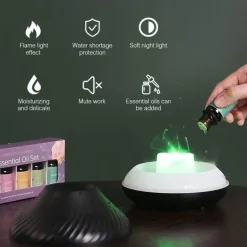 Volcano USB-Luftbefeuchterlampe – Leuchtendes Design