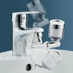 Vollständig rotierender Roboterarm, wassersparender Wasserhahn-Extender