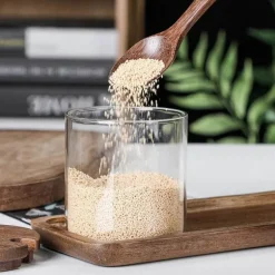 Vorratsdose aus Akazienglas – Dekorativer Behälter für die Inneneinrichtung