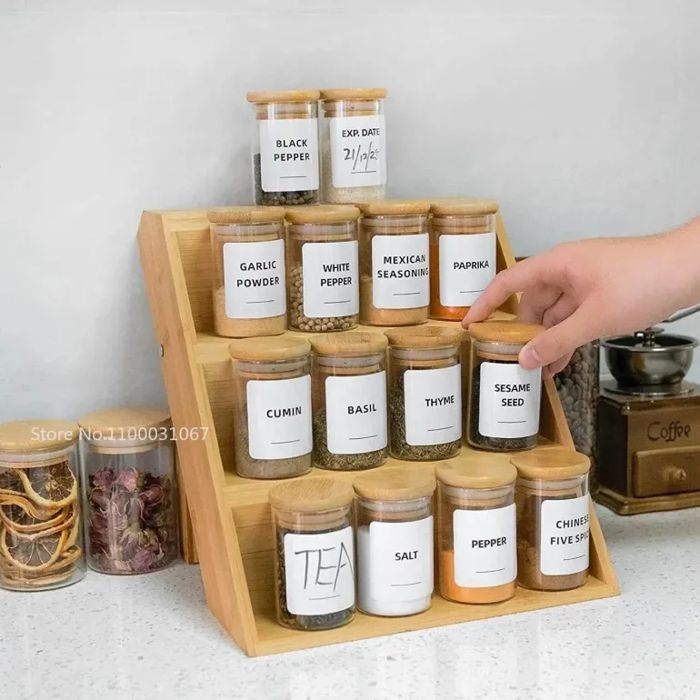 Vorratsdose aus Glas für Lebensmittel – Behälter zur Organisation der Küche mit Deckel