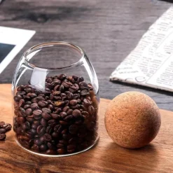 Vorratsglas aus Glas mit Korkdeckel - Home Organizer Jar