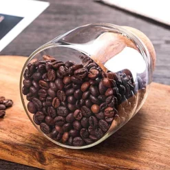 Vorratsglas aus Glas mit Korkdeckel - Home Organizer Jar