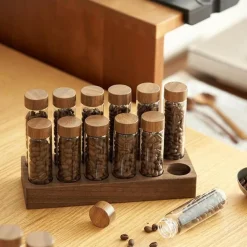 Vorratsglas für Kaffeebohnen – Reagenzglas-Glasbehälter