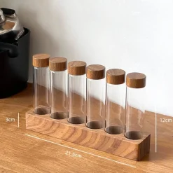 Vorratsglas für Kaffeebohnen – Reagenzglas-Glasbehälter