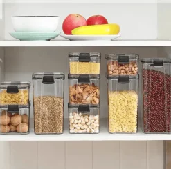 Vorratsgläser mit Deckel – Küchen-Vorratsdosen-Organizer für Müsli und Gewürze