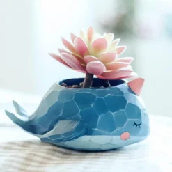 Wal-Blumenvase – Wohndekor im maritimen Stil