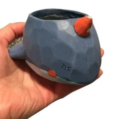 Wal-Blumenvase – Wohndekor im maritimen Stil