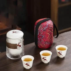 Waldhirsch-Keramik-Teeservice