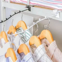 Wall Bracket Hooks - Space Saving 2pcs Set