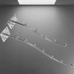 Wall Bracket Hooks - Space Saving 2pcs Set