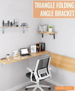 Wall-Mounted Foldable Shelf - Space-Saving Organizer Bracket