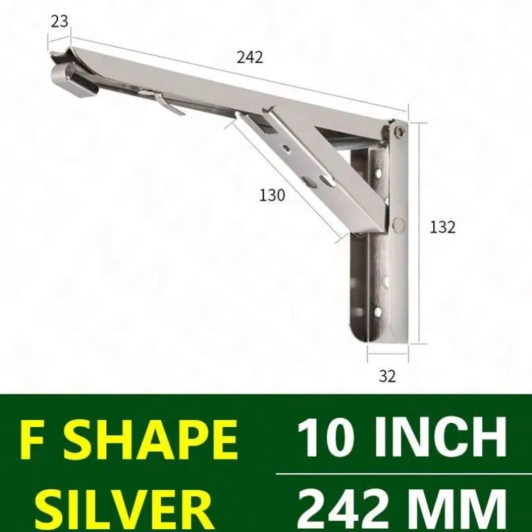 Wall-Mounted Foldable Shelf - Space-Saving Organizer Bracket