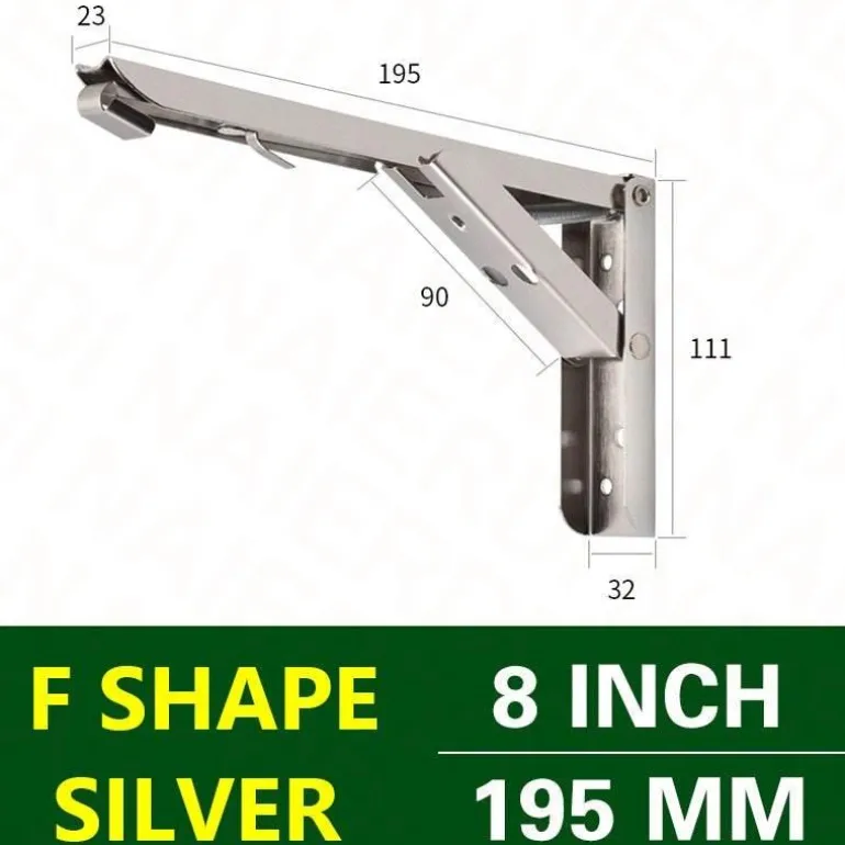 Wall-Mounted Foldable Shelf - Space-Saving Organizer Bracket