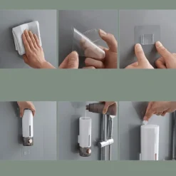 Wall-Mounted Shampoo Dispenser - Bathroom Shower Organizer