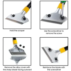 Wand- und Bodenschaberwerkzeug – Effiziente Reinigungslösung