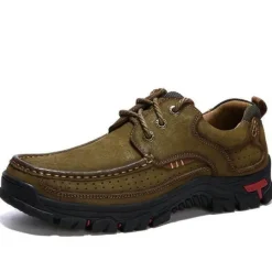 Wanderschuhe aus Rindsleder – Bequeme, atmungsaktive Outdoor-Schuhe