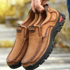 Wanderschuhe aus Rindsleder – Bequeme, atmungsaktive Outdoor-Schuhe