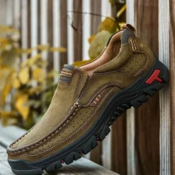 Wanderschuhe aus Rindsleder – Bequeme, atmungsaktive Outdoor-Schuhe