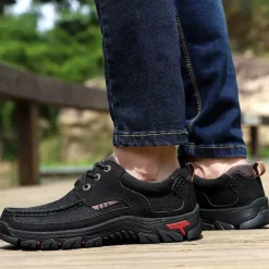 Wanderschuhe aus Rindsleder – Bequeme, atmungsaktive Outdoor-Schuhe