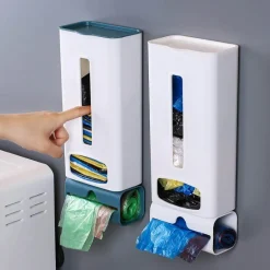 Wandmontierte Müllaufbewahrungsbox - Platzsparender Abfallorganizer