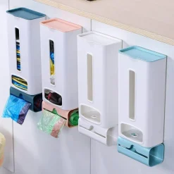 Wandmontierte Müllaufbewahrungsbox - Platzsparender Abfallorganizer