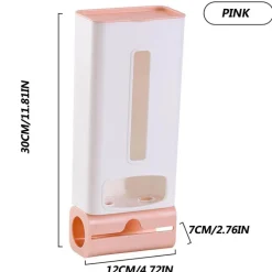 Wandmontierte Müllaufbewahrungsbox - Platzsparender Abfallorganizer