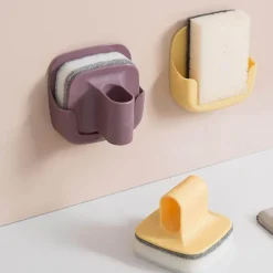 Wandmontierte Reinigungsbürste - Leicht erreichbarer Schrubber mit Griff