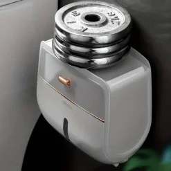 Wandmontierte Taschentuchbox - Doppelschichtiger Organizer