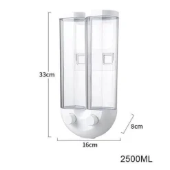 Wandmontierter automatischer Reisvorratstank - Getreidespender für die Küche