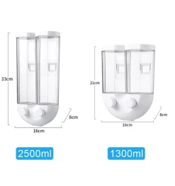 Wandmontierter automatischer Reisvorratstank - Getreidespender für die Küche