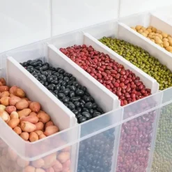 Wandmontierter automatischer Reisvorratstank - Getreidespender für die Küche