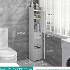 Wandmontierter Badezimmerschrank – Kompakte Aufbewahrungslösung