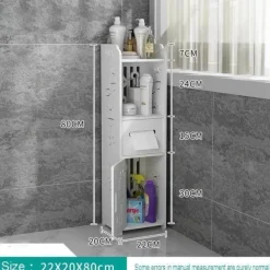 Wandmontierter Badezimmerschrank – Kompakte Aufbewahrungslösung