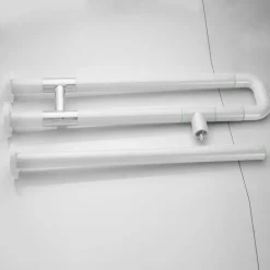 Wandmontierter Badezimmerhandlauf aus Edelstahl - Sicherheitsstange zur Unterstützung älterer Menschen