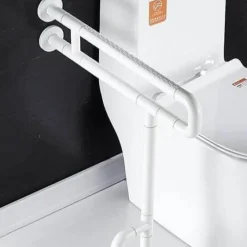 Wandmontierter Badezimmerhandlauf aus Edelstahl - Sicherheitsstange zur Unterstützung älterer Menschen